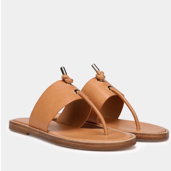 Vince Shoes - Vince Caelan Tan Leather Sandals size 7